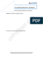 Ejercicio Analisis de Oraciones Simples Reflexivas y Reciprocas 220