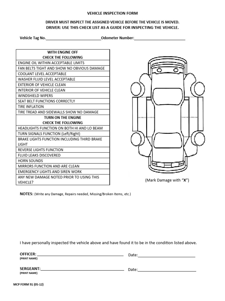 Vehicle Inspection-02 | PDF