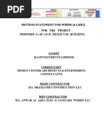 Metherd Statement For Wiring & Cable-R0