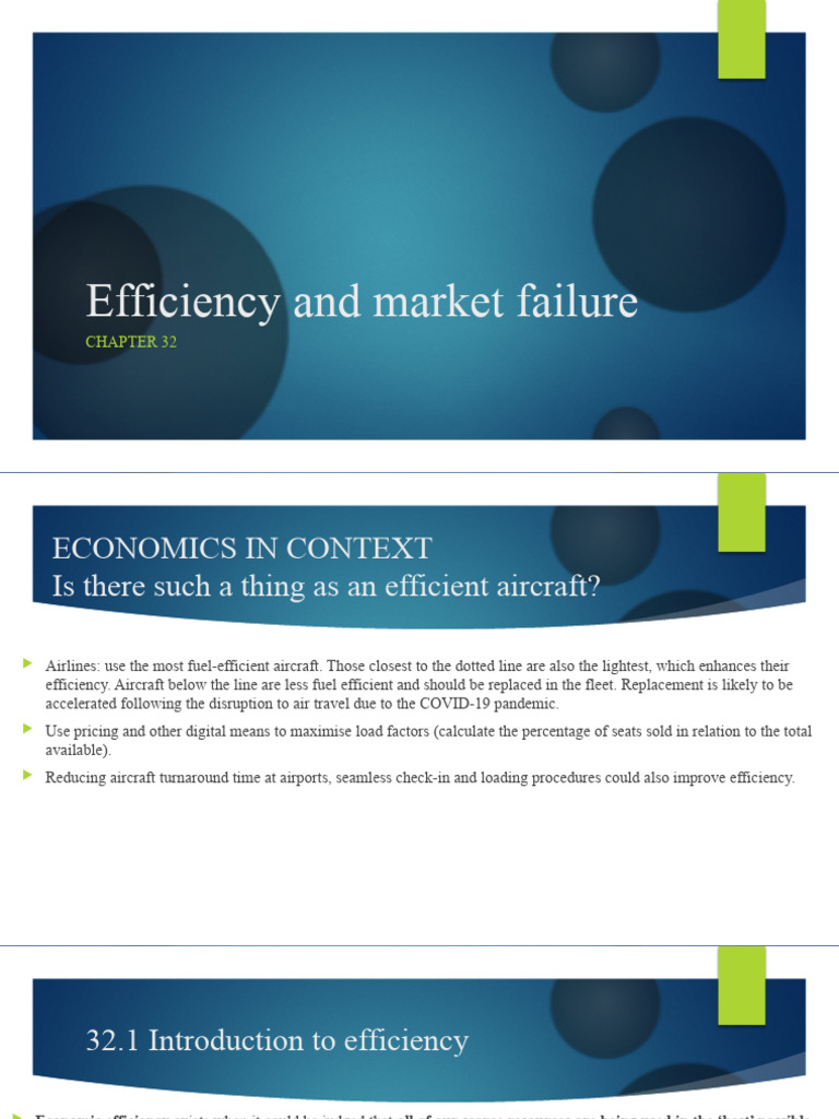 Chapter 32 Efficiency And Market Failure Pdf Profit Economics