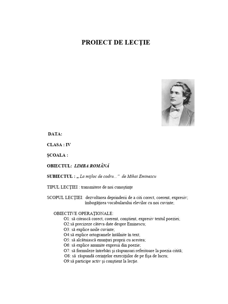 O, Ramai - Mihai Eminescu | PDF