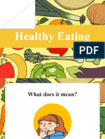 Healthy Eating and Living Powerpoint