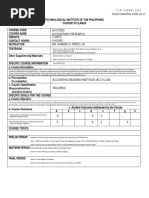 Acctg032 - Revised Format Syllabus 2022