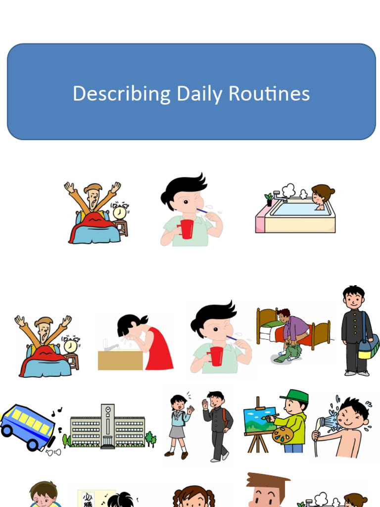 Daily routine sentence patterns grade 9 edit pdf