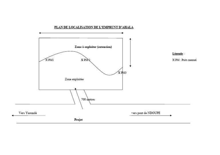 Plan de Localisation Emprunt D'ahala | PDF