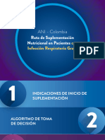 Ruta de Suplementacion Nutricional en Pacientes Con Infeccion Respiratoria Grave