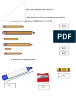 TRABAJO PRACTICO DE MATEMATICA Uso de Regla