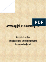 Archeologija Lietuvos Muziejuose