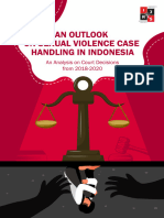 An Outlook On Sexual Violence Case Handling in Indonesia 18 May 2022