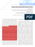 BARROS Et Al., Brasil-Venezuela - Evolução Das Relações Bilaterais e Implicações Da Crise Venezuelana para A Inserção Regional Brasileira (1999-2021)