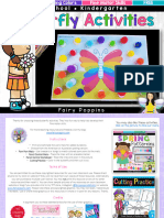 Fine Motor Activities Butterfly Theme Fairy Poppins