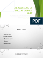 Numerical Modelling of Oil Spill at Ganhrai Gulf