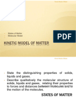 Kinetic Model of Matter