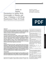 Effects of Cotadutide On Metabolic and Hepatic Parameters in Adults With Overweight or Obesity and Type 2 Diabetes A 54-Week Randomized Phase 2b Study