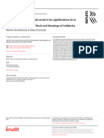 L'empowerment en Travail Social Et Les Significations de La Solidarité Empowerment in Social Work and Meanings of Solidarity