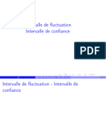 Interval de Fluctuation Et Confiance