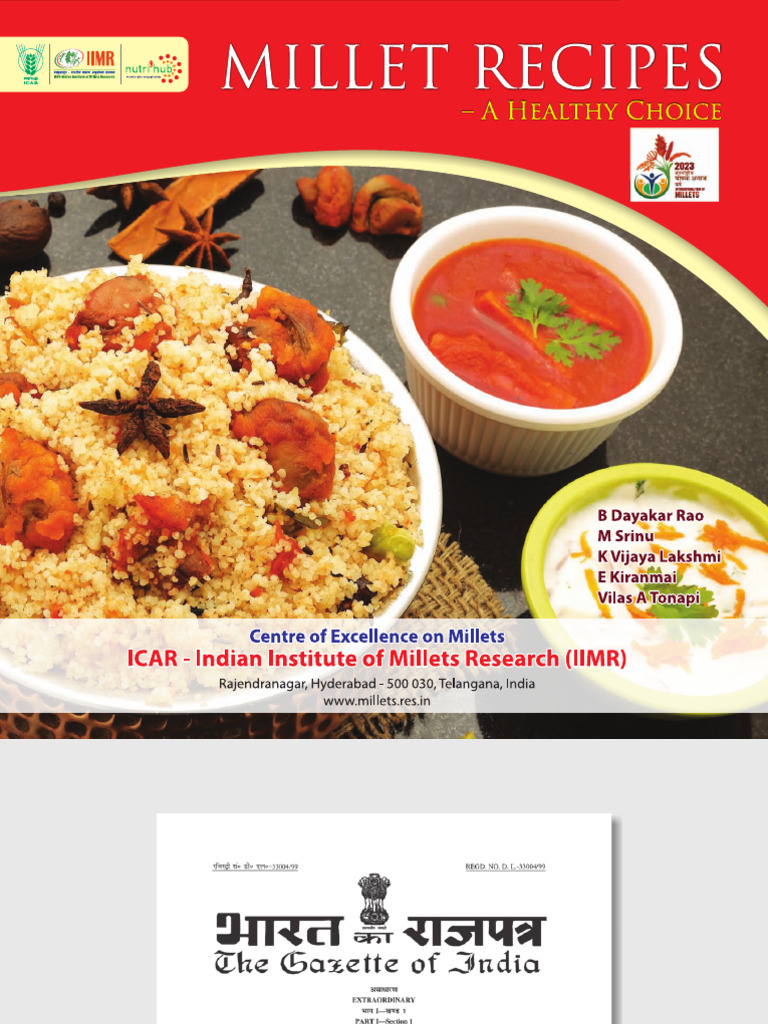 Millet Recipes 2021 For Web | PDF