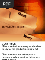 Buying and Selling