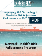 Deploying AI - Technology To Maximize Risk Adjustment Performance