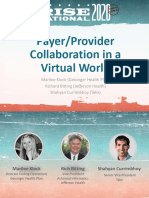 Provider Payer Collaboration in A Virtual World