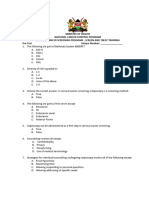 Colposcopy - Pre Post Test Homabay