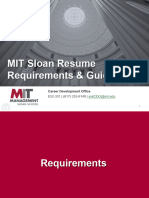 1Y MIT Sloan MBA Resume Guidelines 2021 2022