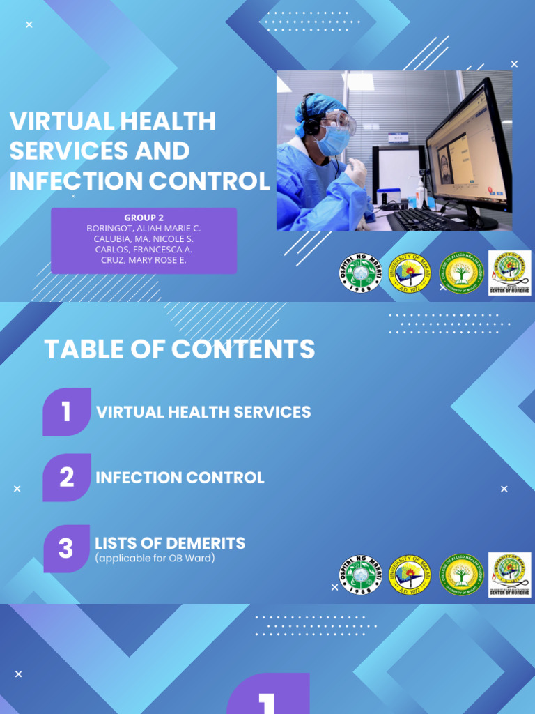 Virtual Health Services & Infection Control | PDF | Health Care ...