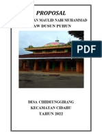 Proposal Maulid Nabi Dusun Puhun 2022 Fix
