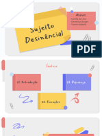 Sujeito Desinencial