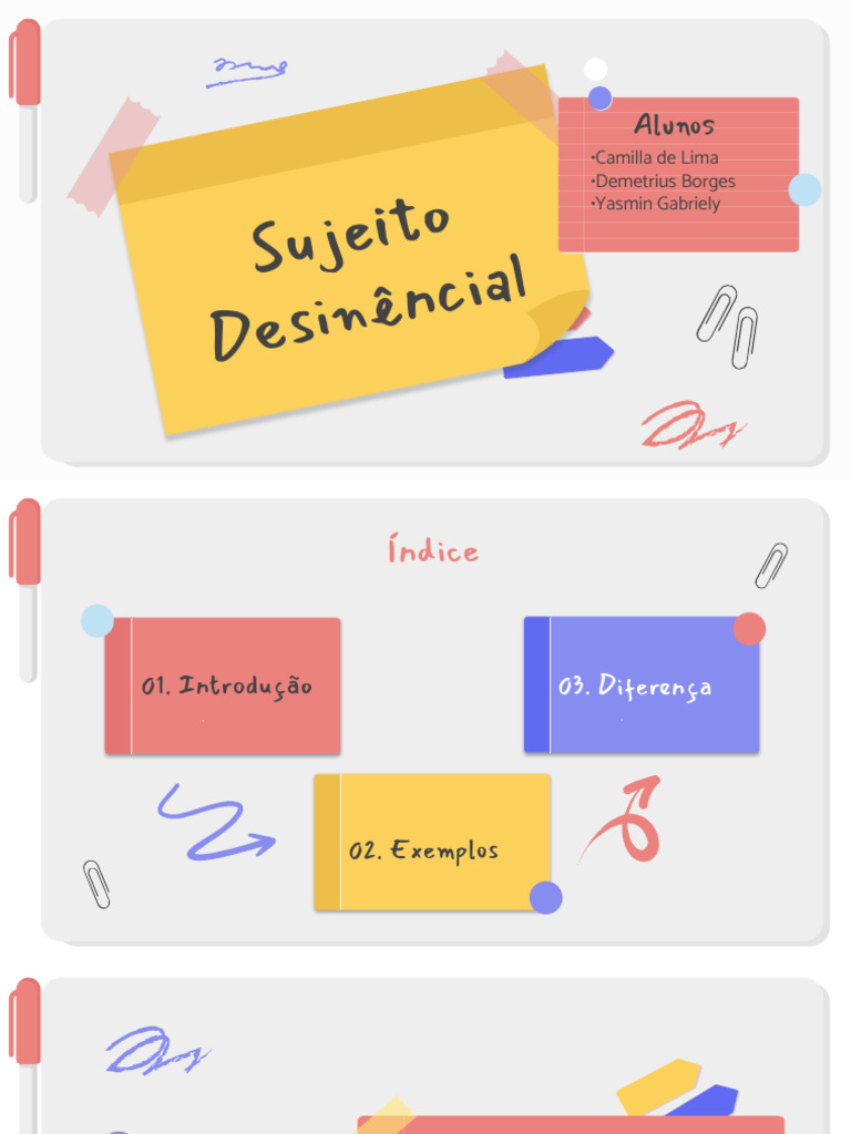 Sujeito Desinencial | PDF | Assunto (gramática) | Mecânica da linguagem