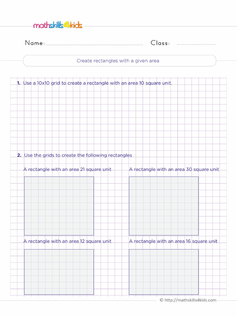 07.create Rectangles With A Given Area PPRDX | PDF