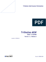 MSW Users Manual, TriStation v3.1