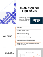 Phân Tích Dữ Liệu Bảng - gv Mai Vu