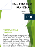 Kehidupan Pada Masa Praaksara