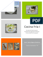 Cocina Fria I Tercer Semestre A