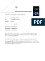 Functional Connectivity of Resting-State Working M