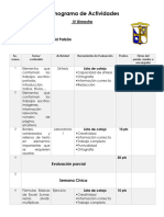 Cronograma Computación 1ero Básico