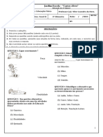 Prova Substitutiva Do 6 Ano 3º Bimestre