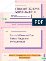 Bab 3 Masalah Ekonomi Dan Sistem Pengaturan Perekonomian