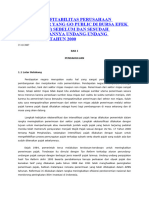 Analisis Profitabilitas Perusahaan Manufaktur Yang Go Public Di Bursa Efek Jakarta