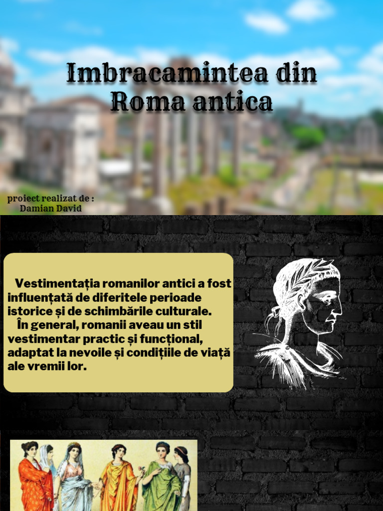 Imbracamintea Din Roma Antica | PDF