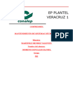 Conal Ep Plantel Veracruz 1: Mantenimiento de Sistemas Neumáticos
