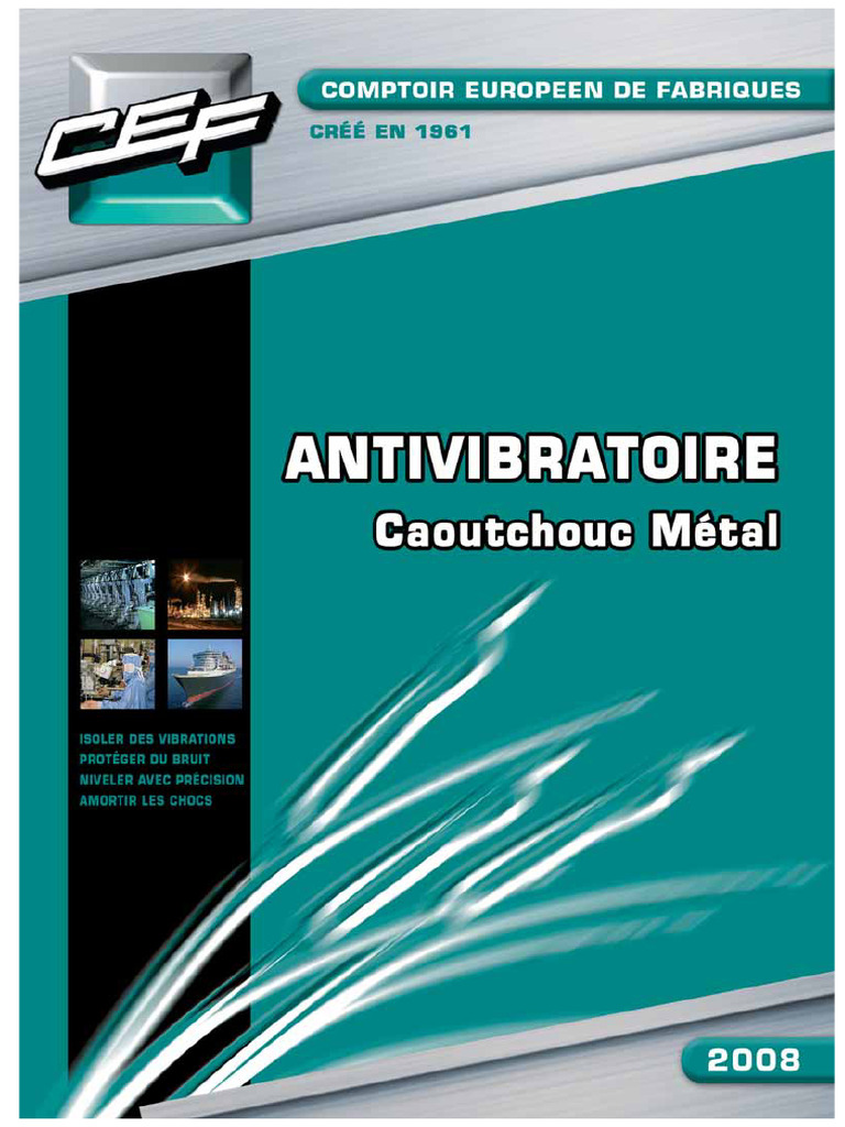 Solutions Anti-Vibratoires CEF | PDF | Élasticité (Physique) | Résonance