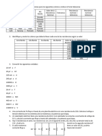 Calcular Los Valores de Resistencias para Los Siguientes Colores e Indicar El