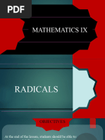 g9 PPT Radicals