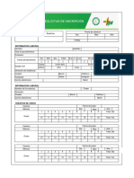 Formulario de Afiliacion Handicap