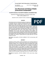 Optimization Placement and Sizing of Static Synchronous Compensator