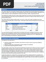 Vendor Analysis and Duplicate Payment Audit