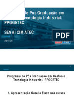 Apresentação PPG GETEC CIMATEC