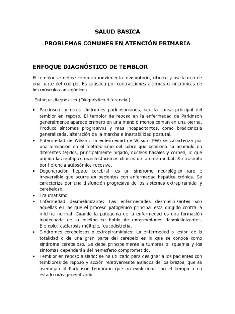 Resumen problemas comunes en atenci n primaria pdf s ndrome del
